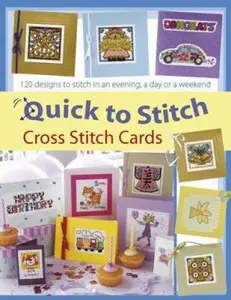 USED-Quick-to-Stitch Cross Stitch Cards by Sue Cook (Hardcover)