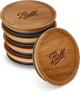 Ball® Jar Lids, 5 Pack Ball Jar Wooden Storage Lids