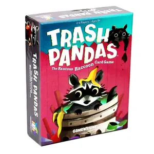 Trash Pandas Card Game,The Raucous Raccoon Push-Your-Luck Card Game, Ages 8+, 2-4 Player Fun Interactive Board Game,GAME PLAY THRILL STRATEGY MEETS CHAOS PERFECT FOR GAME NIGHT PORTABLE & EASY TO LEARN REPLAYABLE ENTERTAINMENT