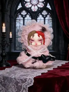 Alice Card Contract Series | 6+1 Hidden Plush Blind Box | Limited Edition | Golden Embossed Card Accessories | Soft Velvet Texture | Fantasy Wonderland Theme, Collectible Figure, Limited Ed.