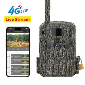 2K 4G Trail Camera with Solar Power | Live View, Remote Access, 0.2s Trigger, Night Vision