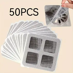 Disposable Floor Drain Sticker Mesh, Bathroom Sewer Hair Filter, Insect-Proof & Deodorant Floor Drain Net