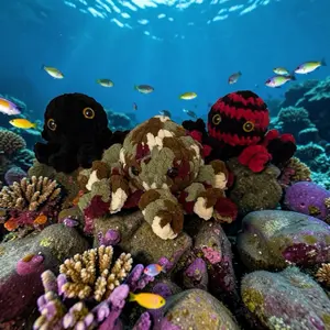 Crochet Plushie Octopus - Soft and Cuddly Plush Toy