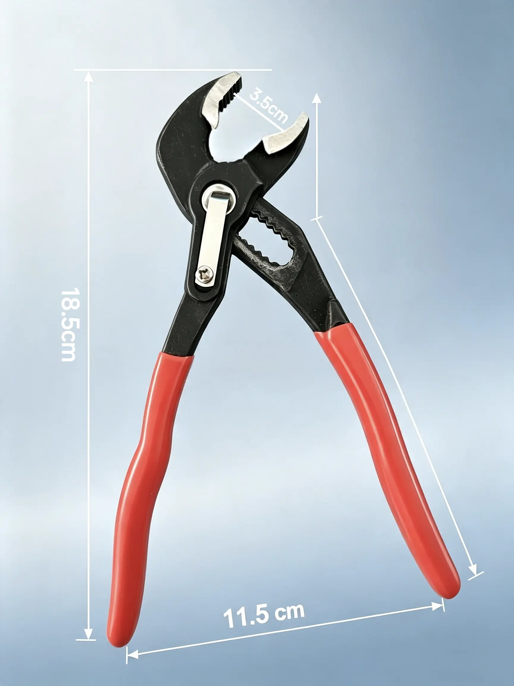 Metal Water Pump Pliers with Quick Adjustment, Adjustable-Jaw Design, Pipe Grip for Pipe Nut Repair Work