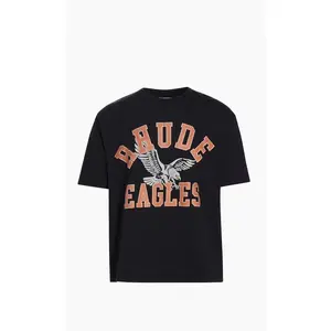 Rhude Eagles Varsity Tee Black