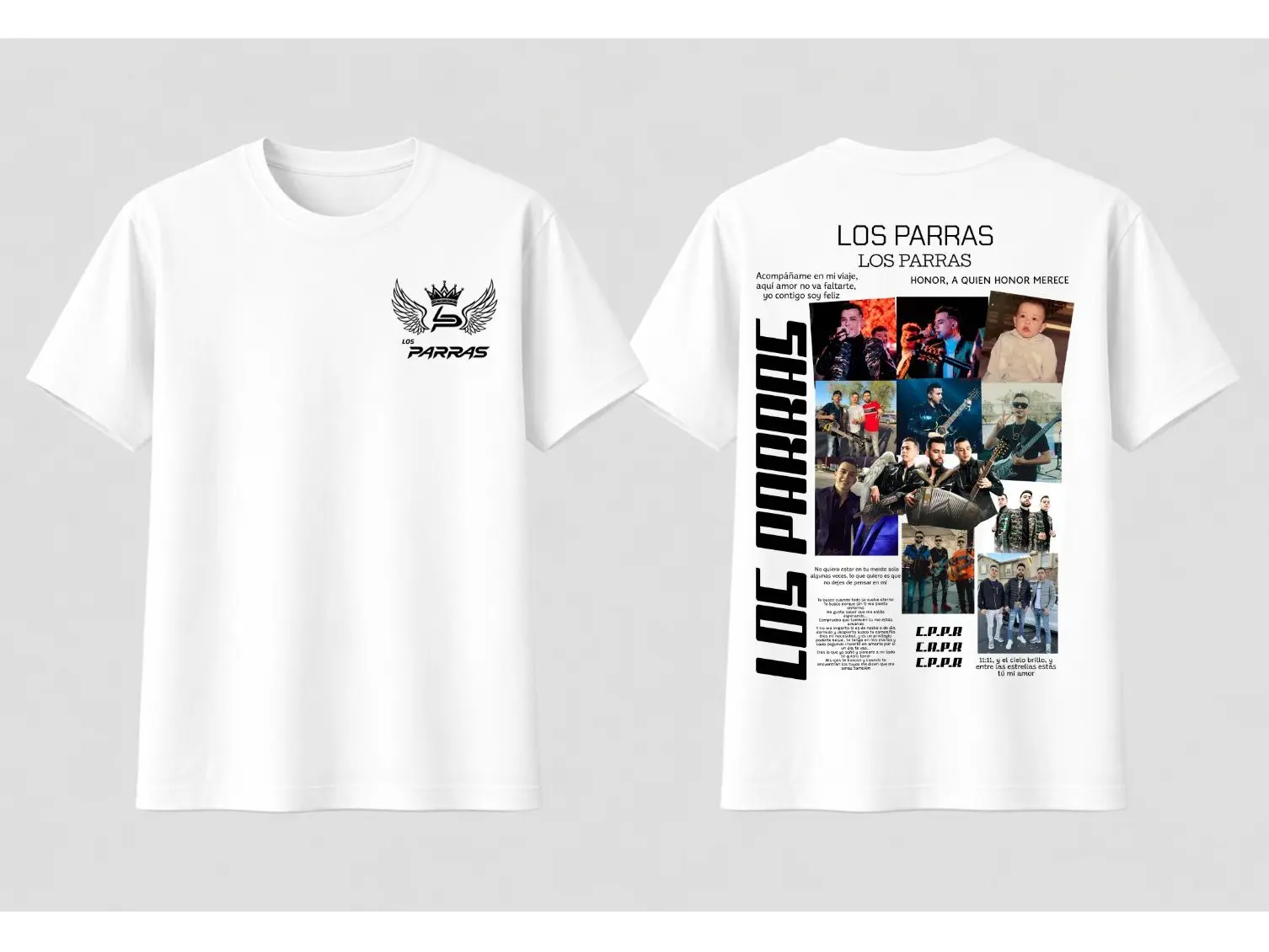 Los Parras T-shirt, Trending Now, Graphic tee, Fashion Cotton, Streetwear, Full Colors, For Men, For Women