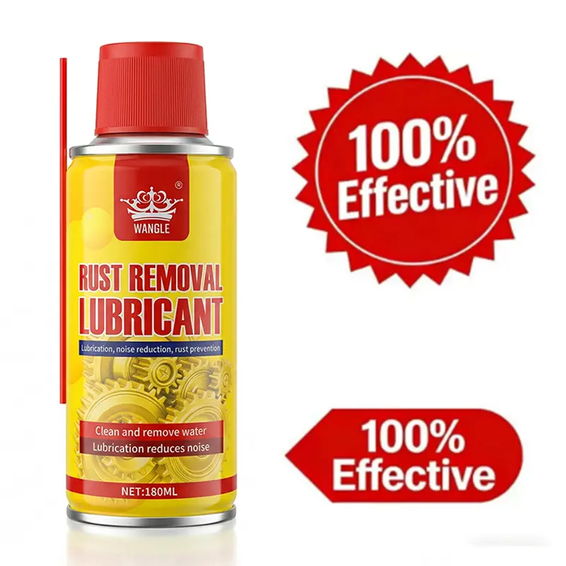 Multi-Function Rust Removal Spray - 180ML Automotive Cleaning Liquid for Lubrication, Rust Prevention, Noise Reduction & DIY Car Care