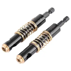 Self Centering Hinge Drill, Centering Bits, Hex Shank Center Drill Bit Set, Center Hole Bit, Door Window Cabinet Centering Drill Bits Hinge Opening Tool(5mm&1/4")