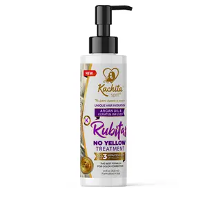 Kachita Spell Purple Toning Treatment Balance Yellow Toning Correcting 350ml Gel Shampoo Gel for Blonde Gray Hair, Sulfate-Free & Sodium-Free