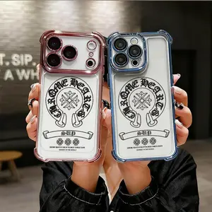 Circular flower-shaped letters Phone Case for iPhone 17 AIR 17 PRO 16 PRO 15  PRO MAX  14 PLUS 13 PRO 12 11 series (silicone softshell) airbag anti-drop and shockproofmobile phone protective case, Accessories