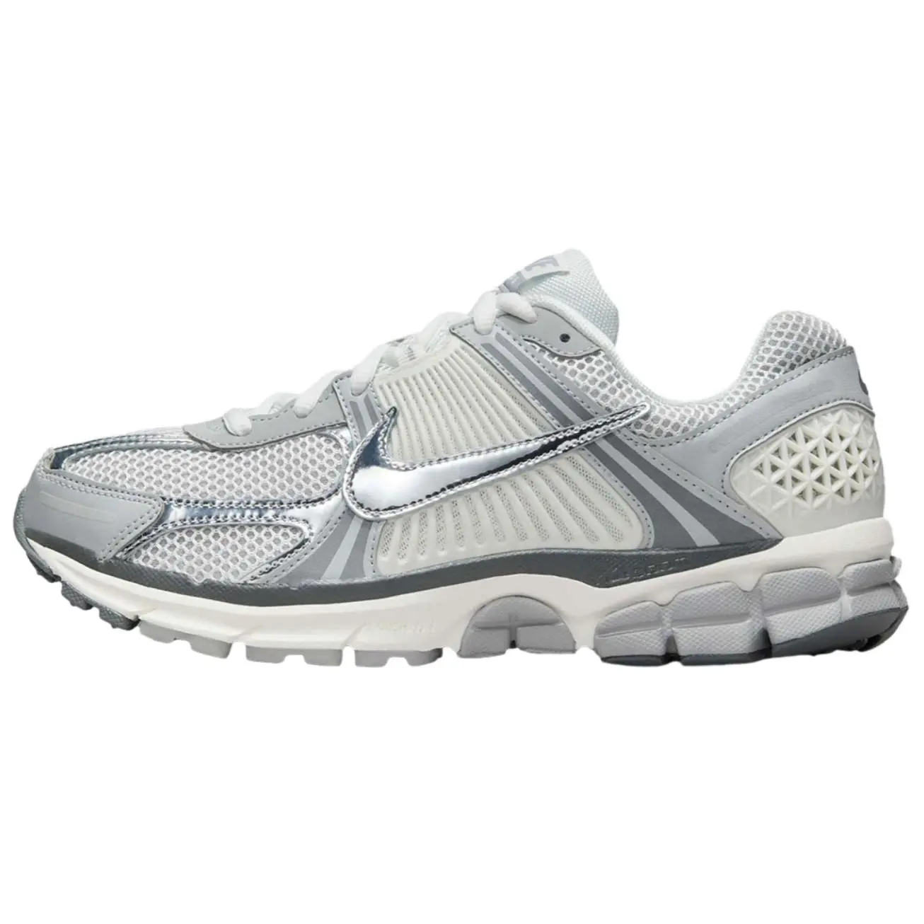 Nike Zoom Vomero 5 Metallic Silver Comfort Casual Running Shoes Unisex Summit White Light Smoke Grey IM2219-121