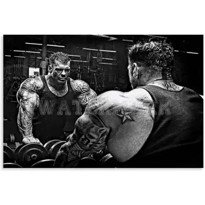 Rich X Piana Poster,Bodybuilding Poster,Gym Decor (11) Canvas for Bedroom Living Room Decor 12x08inch(30x20cm) Unframe-style