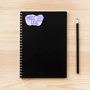 Melt ICE Sticker | 3" x 1.5" | Anti Ice Protest Sticker | Abolish ICE | Immigration Rights | Water-Resistant Activism Sticker