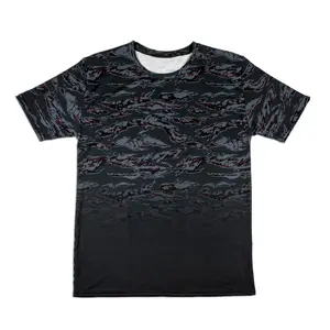 KING TIGER || TIGER CAMO TEE IN BLACK