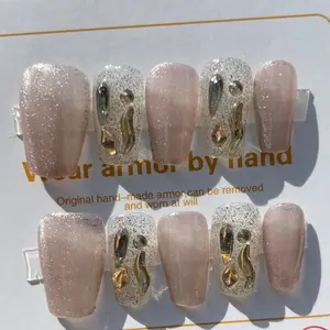 Handmade New Pure Desire Wearable Blush, Cat Eye Effect, Brightening, Compatible with Nail Art, Manual Craftsmanship, Trendy Makeup Accessory