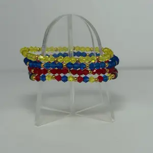 Colombia flag bracelets