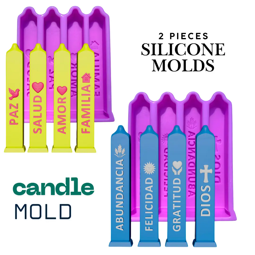 Wish Candle Mold | Soap Mold for Wax Melts & Resin