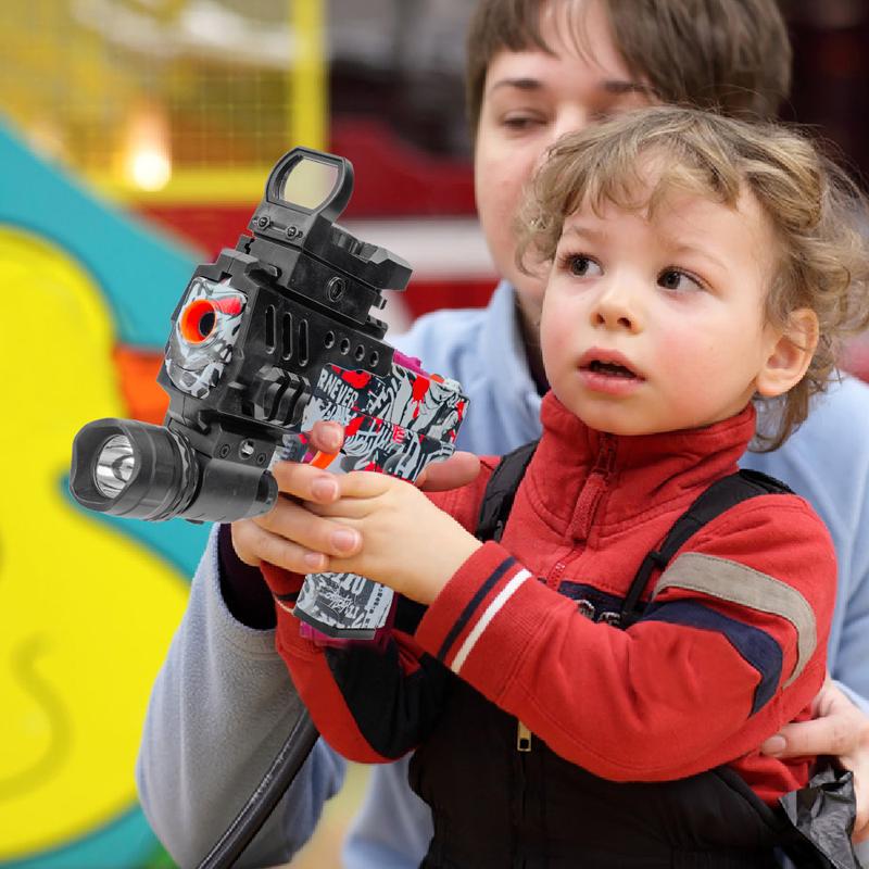 2in1 Softball & Gel Beads Toy Gun (Gel Beads not Included)- Indoor and Outdoor Personal Team Shooting Game Toy Gun for Boys and Girls Ages 3+ Toy Christmas,Holiday,Birthday Gifts!