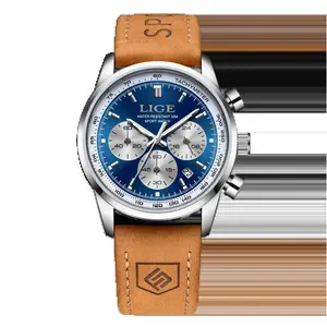 Sports waterproof watch Fashion quartz watch Panda eye men's watch