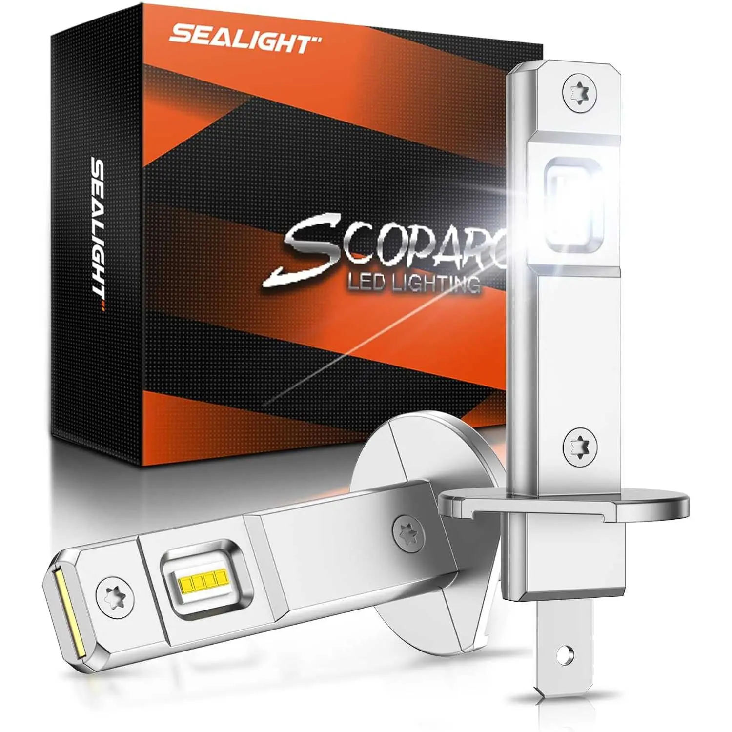 2008 Mazda 6 H1 70W 6500K White IP67 LED Headlight Bulbs 2PCS SEALIGHT S6