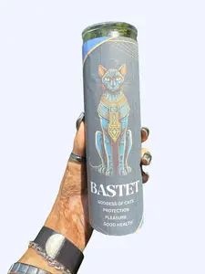 7 Day Bastet Deity Candle