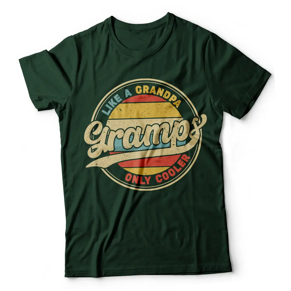 Gramps Like A Grandpa Only Cooler Men's Shirt Funny for Grandfather, Cool Gramps T-Shirt, Best Gramps Ever, Funny Gramps Shirt, Gramps Father's Day