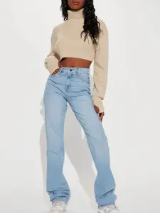 Tall Can't You Relax Straight Leg Jeans - Light Wash