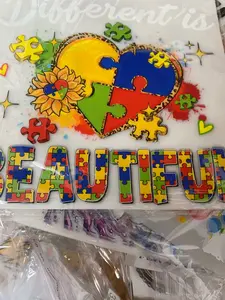 1000pcs Heat Transfer Stickers Decals DIY