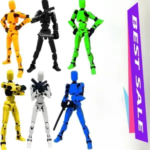 6-piece multi-jointed action figures, 3D trendy toy models, poseable action figures, collectible display decorations. With premium surface treatment and sturdy structure. Ideal for model enthusiasts, teen gifts, birthday gifts and Easter gifts.