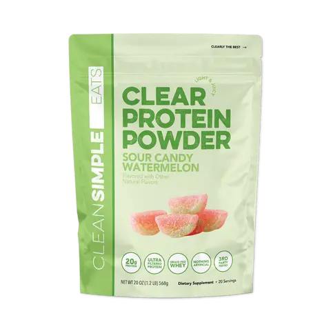Clear Protein Powder: Sour Candy Watermelon