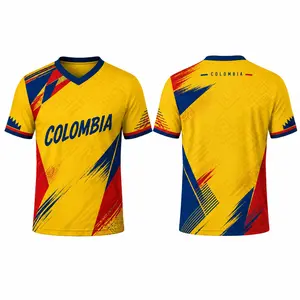 Colombia Soccer Jersey, Colombia Football Fan Shirt, Colombian Pride Sports Tee