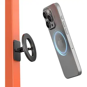 Dual  Phone Holder for Gym, Workout, Kitchen or Any Metal Surface,  Base Mount &   Phone Mount for  17/16/15/14/13/12/ Series MagSafe Case  Phones
