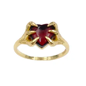 CLAWS ON ZODIAC BIRTHSTONE RING