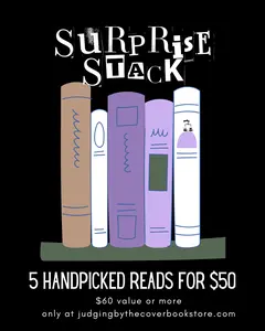 Judgingbythecoverbookstore.com Surprise Stack: 5 Book Bundle - 5 Handpicked Reads for $50 - $60 Value or More