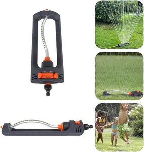 2 Pack Automatic Oscillating Lawn Sprinkler – 19 Holes, 4 Spray Modes, Versatile Watering System for Gardens, Lawns & Farm Fields