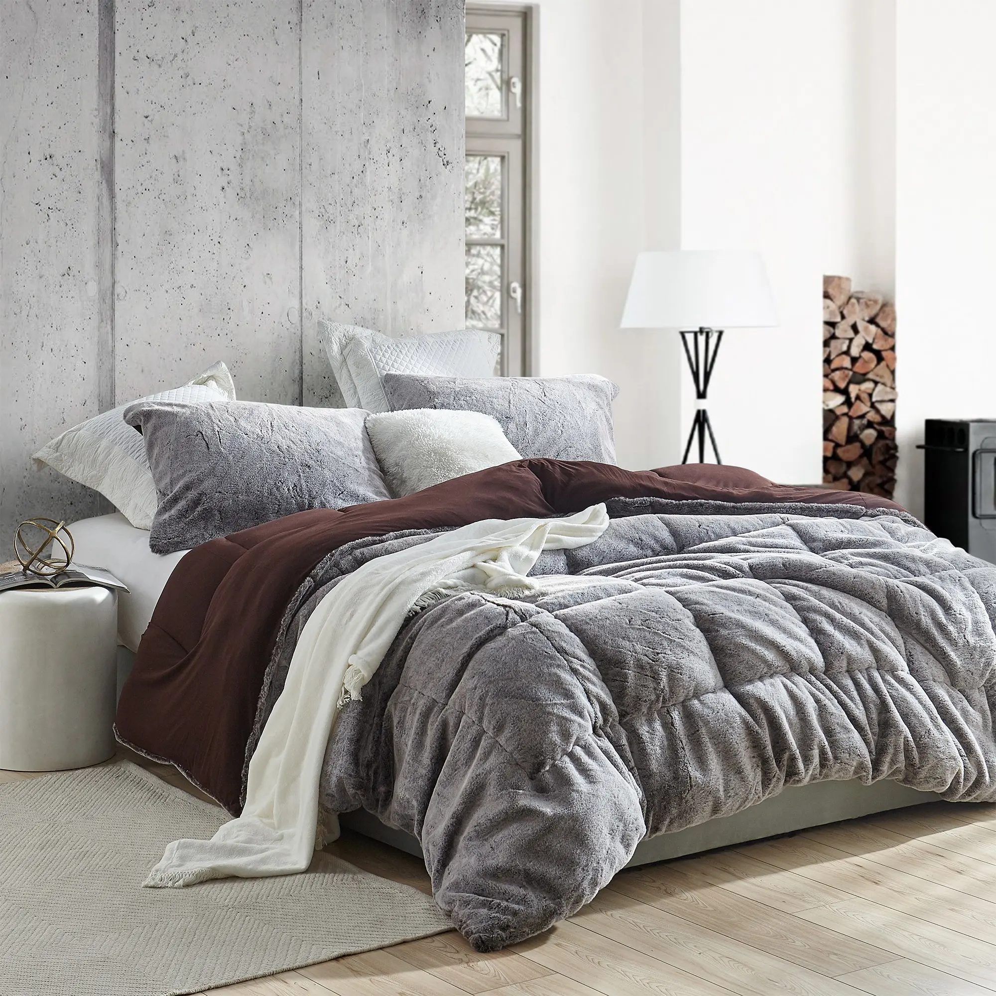 Aww Buddy - Coma Inducer Oversized Comforter - Seal Brown
