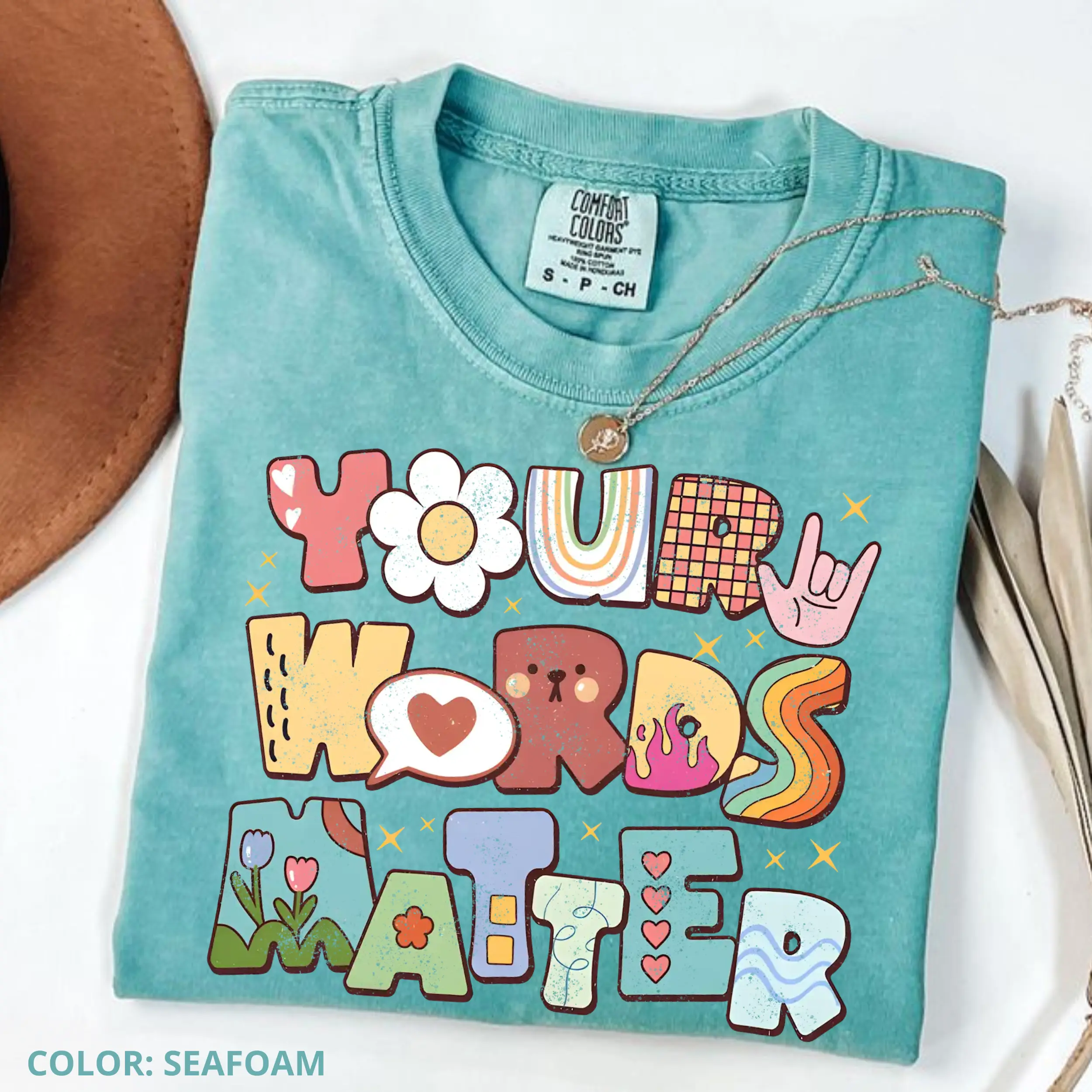 Comfort Colors Your Words Matter Tee , Pathologist T-Shirt, Speech Therapy Shirt, Speech Pathology Shirt, Appreciation Shirt, SLP Graduation