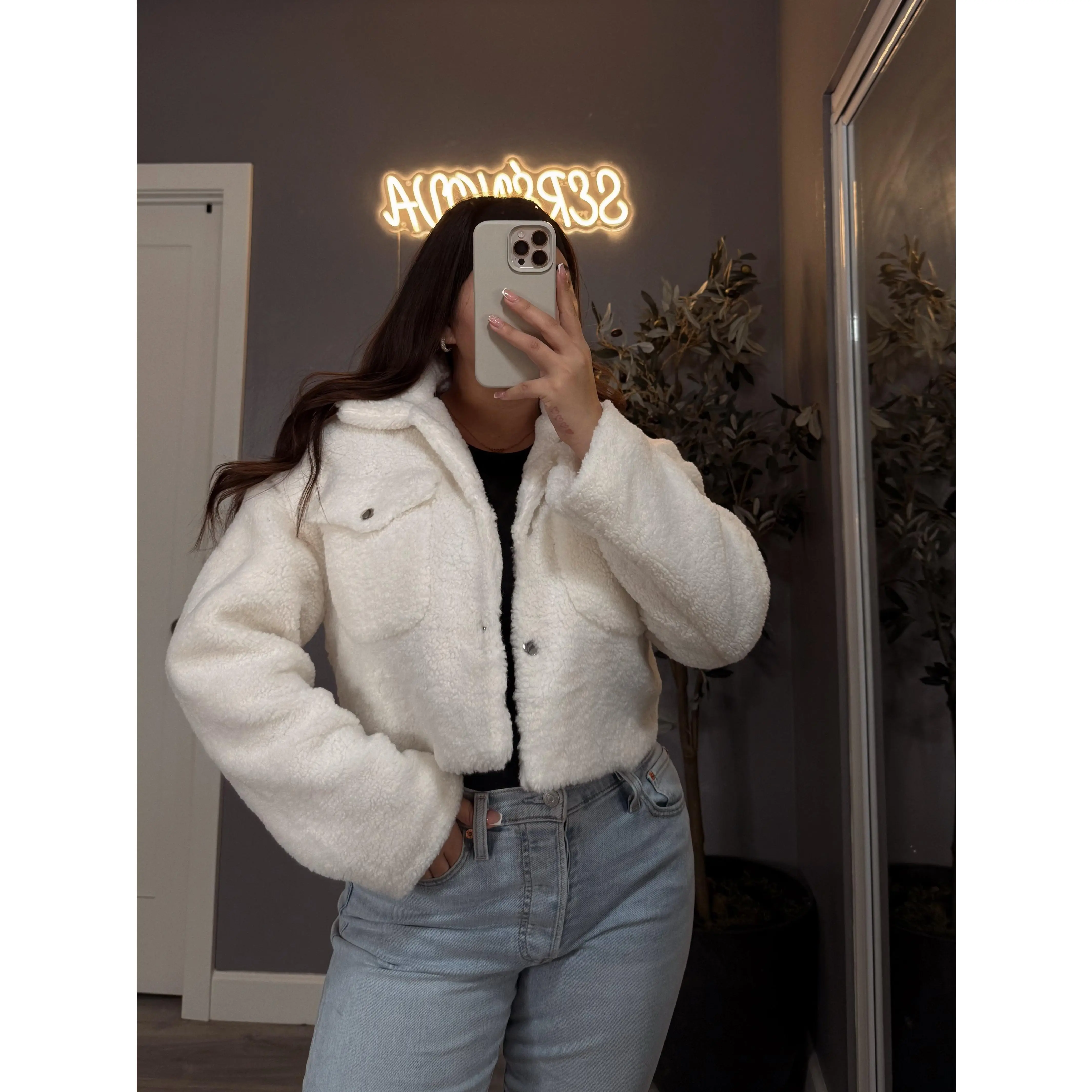 Ivory Teddy Coat