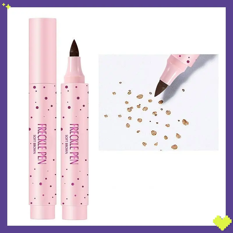 Freckle Pen Faux Freckle Pen Colour Pop Freckle Pen Supernaturally Realistic Freckles Makeup Brush Fantastic Freckles Pen Long-lasting Waterproof Soft-point Absorbent Pen For a Natural and Easy Makeup Look Eyeliner Lipliner Cosmetic
