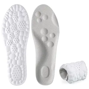 4D Shoe Cloud Insoles for Men Women, Soft Memory Foam Orthotic Shoe Inserts Sports Insoles