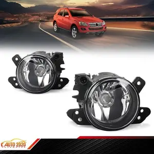 Pair Clear Lens Bumper Fog Lights Replacement Fit For 2006-2014 Mercedes-Benz