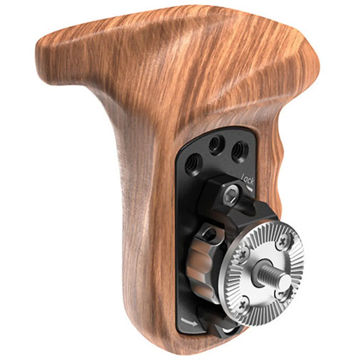 SmallRig Left Side Wooden Handle with ARRI Rosette for Handheld and Shoulder Mounting System