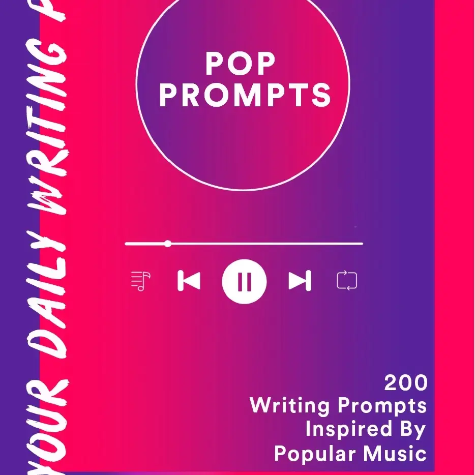 WRITING PROMPT BOOK OF YOUR CHOICE - writing prompts, music, creativity, paperback, journaling, fiction, poetry, lyrics, self-help bookwisdom