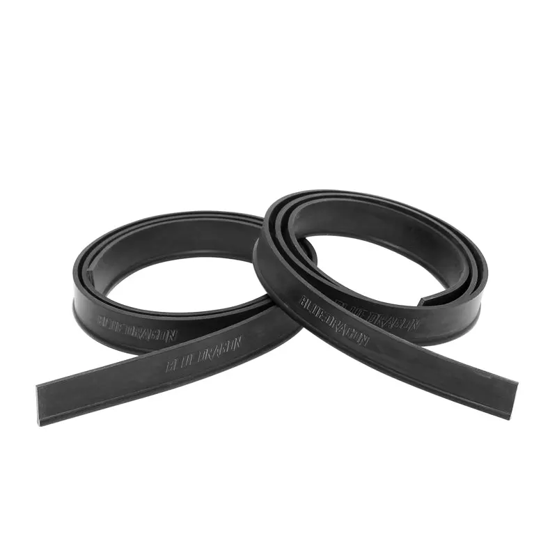 Blue Dragon Round Standard Squeegee Rubber Hard for Hot Conditions Professional Window Cleaning Smooth Glide Streak-Free Results