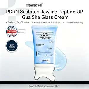 [New] Oganacell Gua Sha PDRN Jaw Line Lift-Sculpting Glass Gel Cream - De-Puffing &Lifting Peptide Glow Skin Cream for Facial Sculpting, JawlineDefinition & At-Home Skincare,Korea,Summervibes