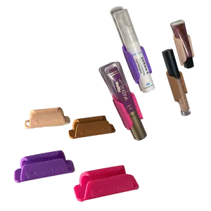Grippy Lippy Silicone Lip Balm Holder - Adhesive Chapstick/Lippy Carrier - Tumbler Accessory - Travel Lip Essential