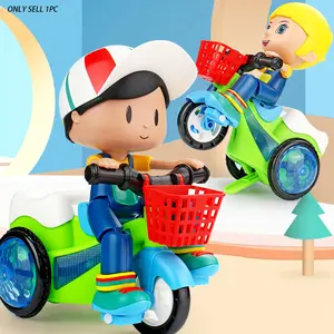 360° Rotating Light Music with Auto Transformation, Obstacle Avoidance Function, Remote Controlled Car, Ideal Christmas Halloween Easter Gift