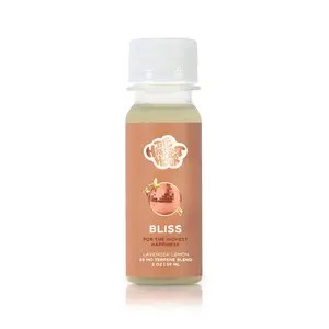 BLISS - Lemon & Lavender Wellness Vitamins Supplement Shots with Blissful Terpene Blend for Stress Relief, Uplifted Mood & Positivity