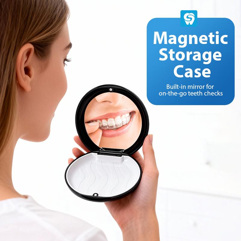 Smileseek Clear Teeth Retainer Upper & Lower – BPA-Free Precision-Fit, Nearly Invisible for Adults & Teens, Retention After Braces, Day/Night Wear