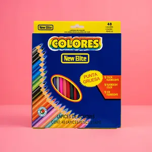 1 Box Of 12/18/24/36/48pcs Colored Pencils, Vibrant Colored Pencils Set For Coloring, Sketching, And Painting - SoftCore Art Drawing Pencils For Adults